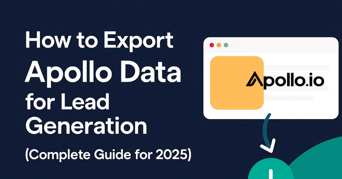 How to Export Apollo Data for Lead Generation